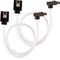 SATA 3.0 Data Cable For Hdd / SSD - Premium White Sleeved SATA 6Gbps 50Cm 90 bend sata Cable - WooTech Online Shopping In SA