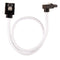 SATA 3.0 Data Cable For Hdd / SSD - Premium White Sleeved SATA 6Gbps 50Cm 90 bend sata Cable
