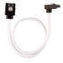 SATA 3.0 Data Cable For Hdd / SSD - Premium White Sleeved SATA 6Gbps 50Cm 90 bend sata Cable
