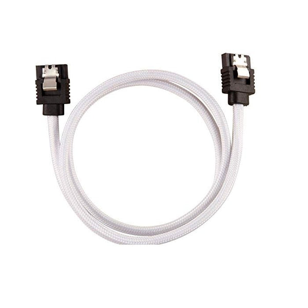 SATA 3.0 Data Cable For Hdd / SSD - Premium White Sleeved SATA 6Gbps 50Cm sata Cable- Woo - WooTech Online Shopping In SA
