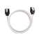 SATA 3.0 Data Cable For Hdd / SSD - Premium White Sleeved SATA 6Gbps 50Cm sata Cable- Woo