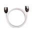 SATA 3.0 Data Cable For Hdd / SSD - Premium White Sleeved SATA 6Gbps 50Cm sata Cable- Woo