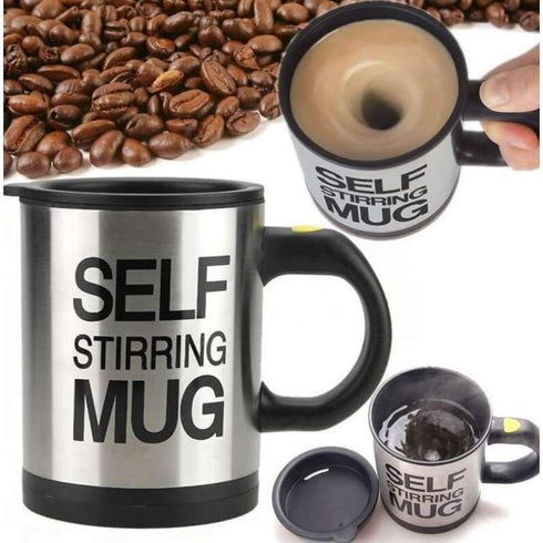 Stainless Steel Self Stirring Mug