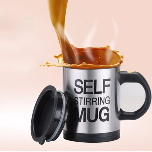 Stainless Steel Self Stirring Mug