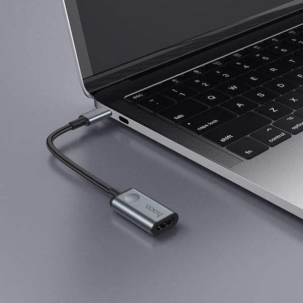 Type C To HDMI Converter For Phone And Laptop - Hoco HB21 - WooTech Online Shopping In SA