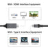 Type-C to HDMI HDTV 4K For Samsung Galaxy Note 8 9 S10+ Plus Type C To HDMI Cable Adapter