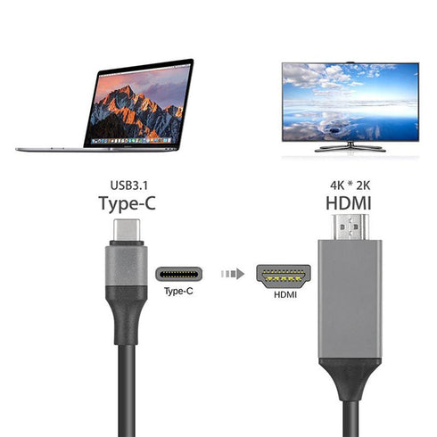 Type-C to HDMI HDTV 4K For Samsung Galaxy Note 8 9 S10+ Plus Type C To HDMI Cable Adapter
