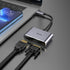 Type-C To HDTV+ VGA Multifunctional Adapter HB29 - WooTech Online Shopping In SA
