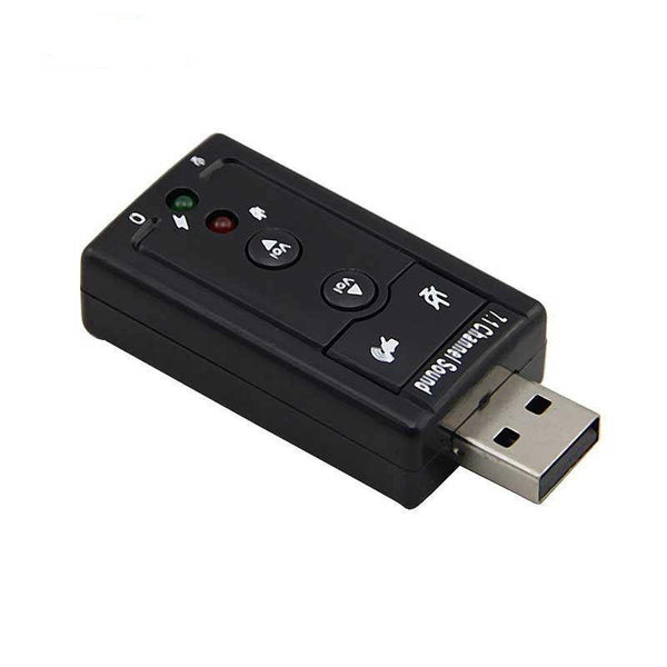 USB Sound Card Adapter Virtual 7.1 Channel - WooTech Online Shopping In SA