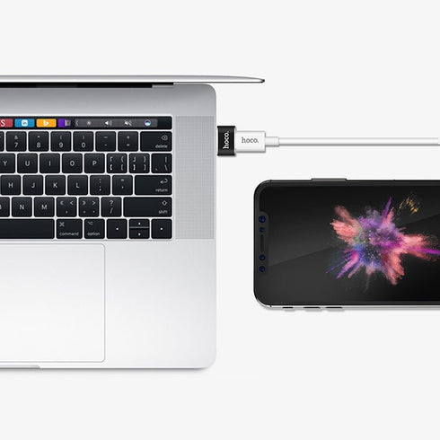 Usb to Type-c OTG Adapter USB-A to Type-C charging data transfer convertor - Hoco UA6 - WooTech Online Shopping In SA