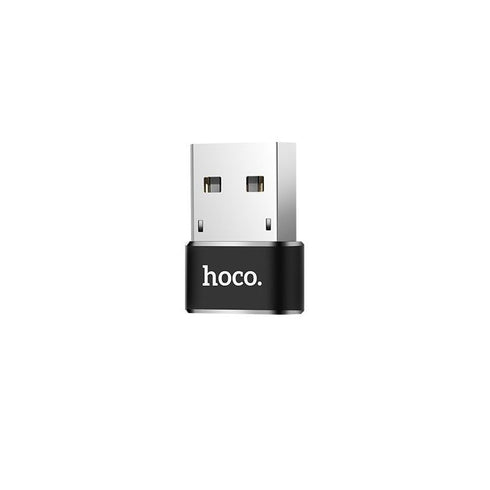 Usb to Type-c OTG Adapter USB-A to Type-C charging data transfer convertor - Hoco UA6 - WooTech Online Shopping In SA