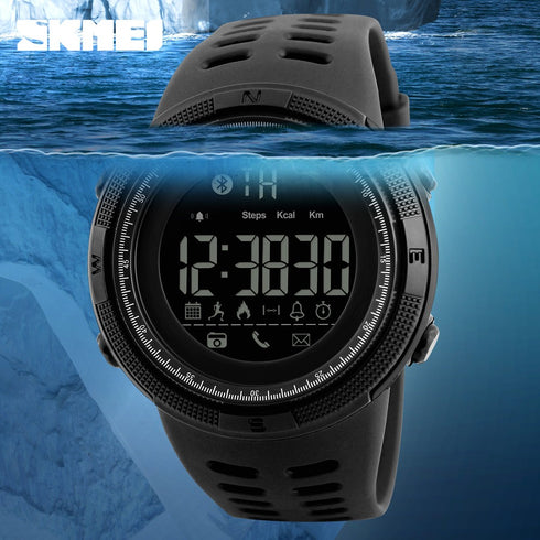 SKMEI 1250 Waterproof Alarm Bluetooth Sports Watch