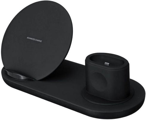 Wireless Charger for iPhone, Apple Watch, AirPods - 3 in 1 QI 10W