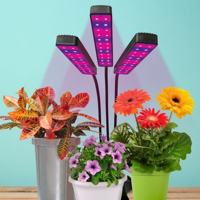 Bionic Grow LED Flexible Growing Light With 3 Adjustable Heads ...